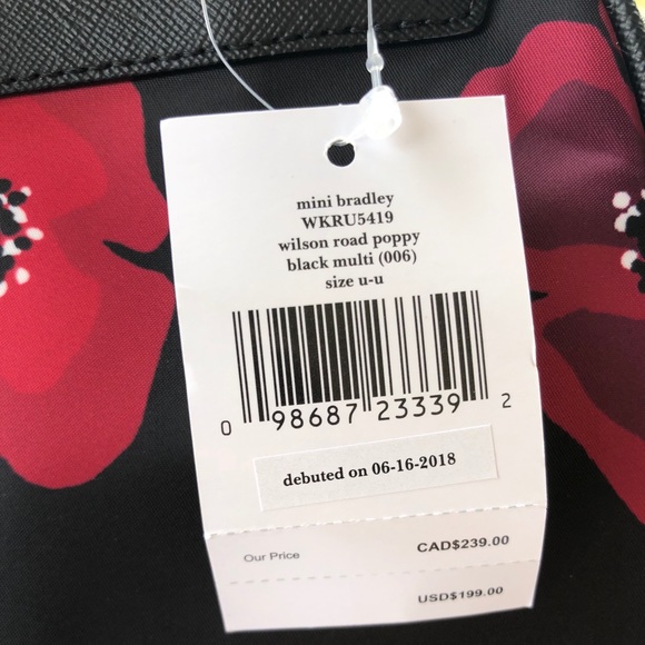Gaby’sBags👜💕- NWT Kate Spade Mini Backpack Poppy - Picture 7 of 7